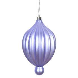 6.3" x 3.5" Lavender Matte Lantern Ornaments 4 Per Bag