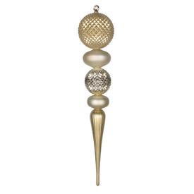 26" Champagne Durian Finial Ornament