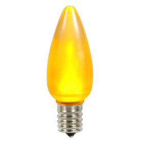 Replacement Yellow Twinkle Ceramic C9 LED Bulbs 25-Pack