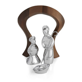 Miniature Four-Piece Holy Family Nativity Scene