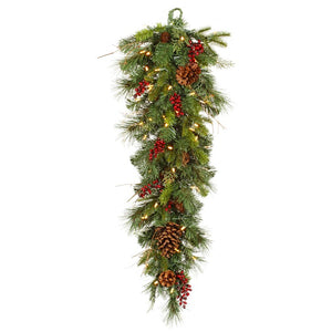 G118721LED Holiday/Christmas/Christmas Wreaths & Garlands & Swags
