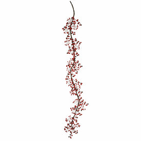 6' Unlit Red/Burgundy Mixed Berry Artificial Christmas Garland