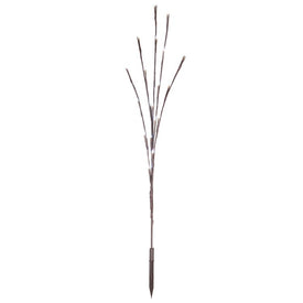 60-Count Cool White Wide-Angle LED Twig Light Set on Brown Wire 3-Pack