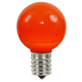Replacement Orange G50 Ceramic LED Bulbs 25-Pack