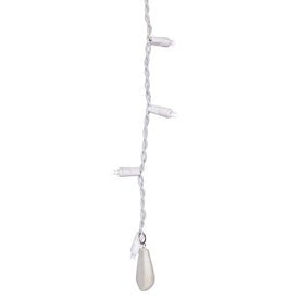 White Icicle Curtain Light Weights 10 Per Bag