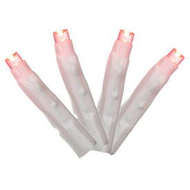 144-Count Pink Cluster Light Set on 24' White Wire
