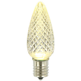 Replacement Warm White C9 Faceted LED Bulbs 25-Pack