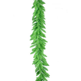 9' x 14" Unlit Lime Fir Artificial Christmas Garland