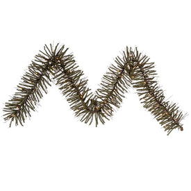 9' x 10" Pre-Lit Vienna Twig Artificial Christmas Garland with 50 Warm White LED Lights
