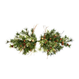 36" Unlit Mixed Country Pine Artificial Christmas Swag