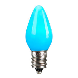 Replacement Teal Ceramic C7 LED Bulbs 25-Pack