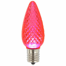 Replacement Pink C9 Faceted LED Bulbs 25-Pack