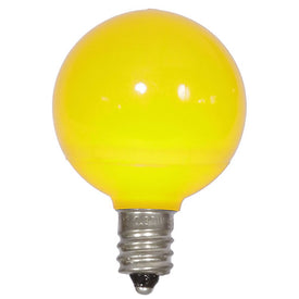 Replacement Yellow G40 Ceramic LED Bulbs 25-Pack