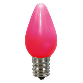 Replacement Pink Ceramic C7 LED Bulbs 25-Pack