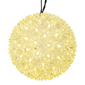 Vickerman 10" Starlight Sphere Christmas Ornament with 150 Warm White Twinkle Wide Angle LED Lights