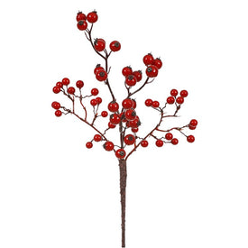 13" Red Mixed Berry Artificial Christmas Picks 6 Per Bag