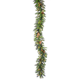 6' Pre-Lit Cheyenne Pine Artificial Christmas Swag Garland with 50 Warm White LED Lights