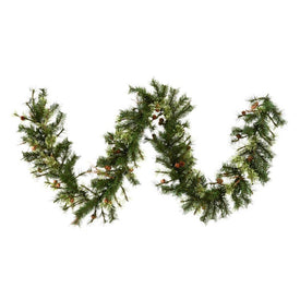 9' x 12" Unlit Mixed Country Pine Artificial Christmas Garland
