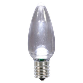 Replacement Transparent Cool White Dimmable C9 LED Bulbs 25-Pack