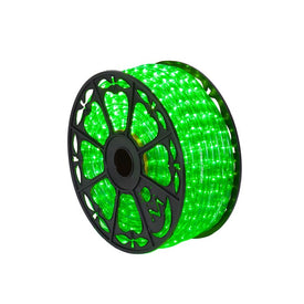 150' x 0.5" Green LED Rope Light on Spool