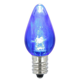 Replacement Transparent Blue Dimmable C7 LED Bulbs 25-Pack