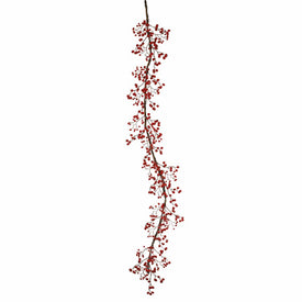 6' Unlit Red Mixed Berry Artificial Christmas Garland
