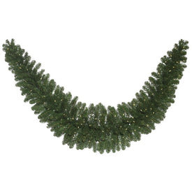 9' x 24" Pre-Lit Oregon Fir Artificial Christmas Swag Garland with 150 Warm White LED Lights