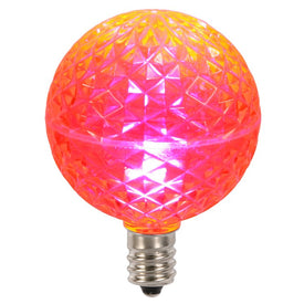 Replacement Pink G50 Faceted LED Bulbs 10-Pack