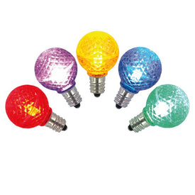 Replacement Multi-Color G30 Faceted LED Bulbs 25-Pack