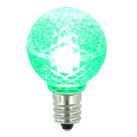 Replacement Green G30 Faceted LED Bulbs 25-Pack