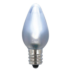 Replacement Cool White Twinkle C7 Ceramic LED Bulbs 25-Pack
