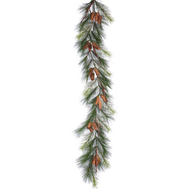 6' Unlit Bavarian Pine Artificial Christmas Garland