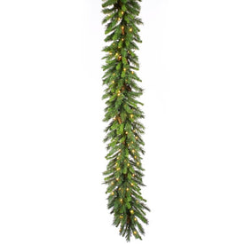 50' Cheyenne Artificial Christmas Garland with 350 Clear Lights