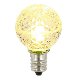 Replacement Warm White G30 Faceted LED Bulbs 25-Pack