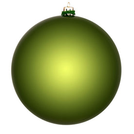 6" Juniper Green Shiny Ball Ornaments 4-Pack