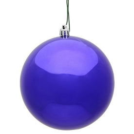 2.4" Purple Shiny Ball Ornaments 24-Pack