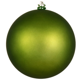 6" Juniper Green Matte Ball Ornaments 4-Pack