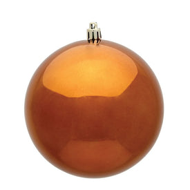 15.75" Copper Shiny Ball Ornament