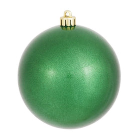 6" Green Candy Ball Ornaments 4-Pack