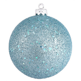 12" Baby Blue Sequin Ball Christmas Ornament 1 Per Bag