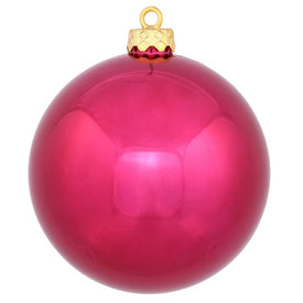 10" Wine Shiny Ball Ornament