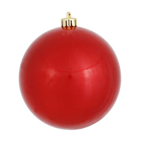 3" Red Candy Ball Ornaments 12-Pack