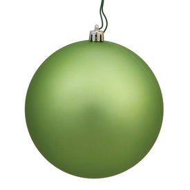 6" Celadon Matte Ball Ornaments 4-Pack