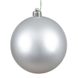 15.75" Silver Matte Ball Ornament