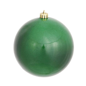 6" Emerald Candy Ball Ornaments 4-Pack