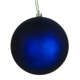 6" Midnight Blue Matte Ball Ornament4-Pack