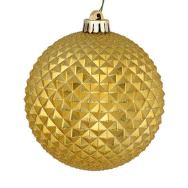 6" Gold Durian Glitter Balls 4 Per Bag