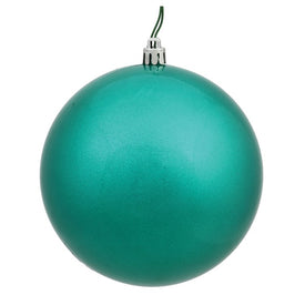 4.75" Teal Candy Ball Ornaments 4-Pack