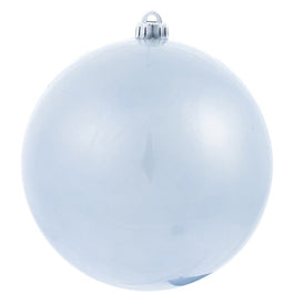 6" Periwinkle Candy Ball Ornaments 4-Pack