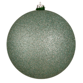 12" Frosty Mint Glitter Ball Ornament